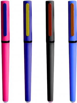 Stilou din metal Nebo, cerneala termosensibila, 16331, diverse culori